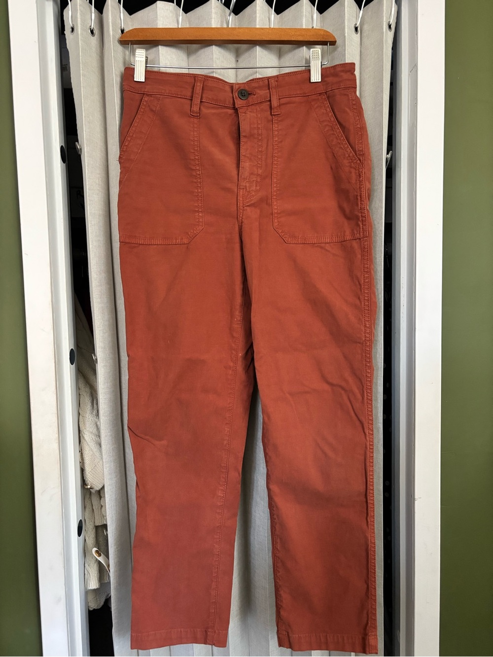 Madewell Rust Orange Women's Casual Chinos